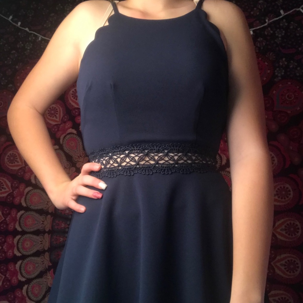 Navy blue dress 👗